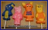 328sp Backyard Friends Chocolate Candy Lollipop Mold